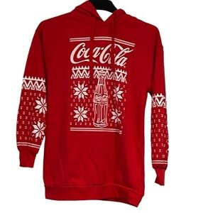 NWOT collectors item. Coca-cola holiday hoodie in classic Coke red! XS